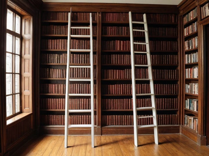 Ladder-White-Bookcases-2