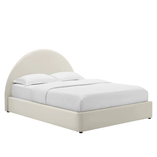 resort-performance-velvet-arched-round-full-platform-bed-alabaster-1