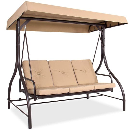 best-choice-products-3-seat-converting-outdoor-patio-canopy-swing-hammock-tan-1