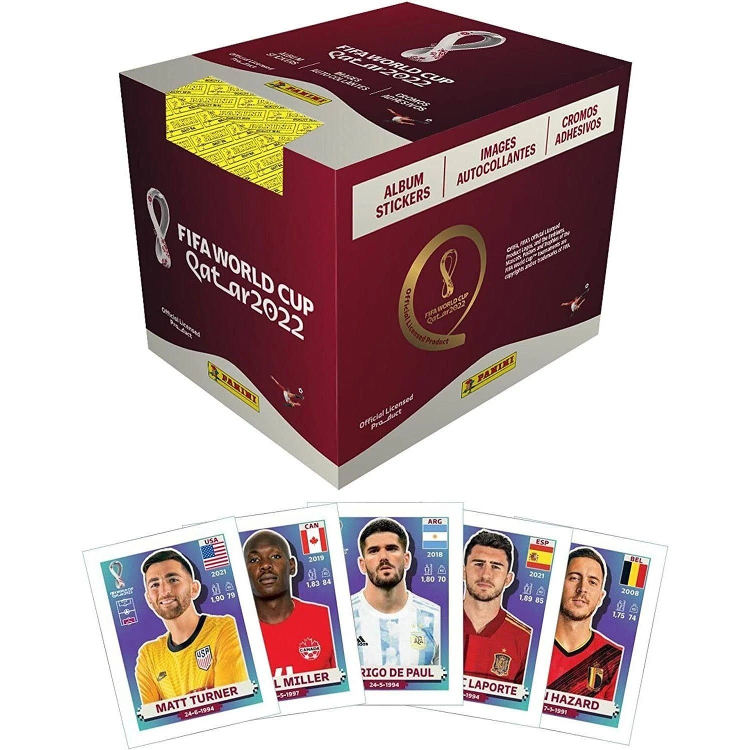2022 Panini World Cup Soccer 50-Pack Sticker Collection | Image