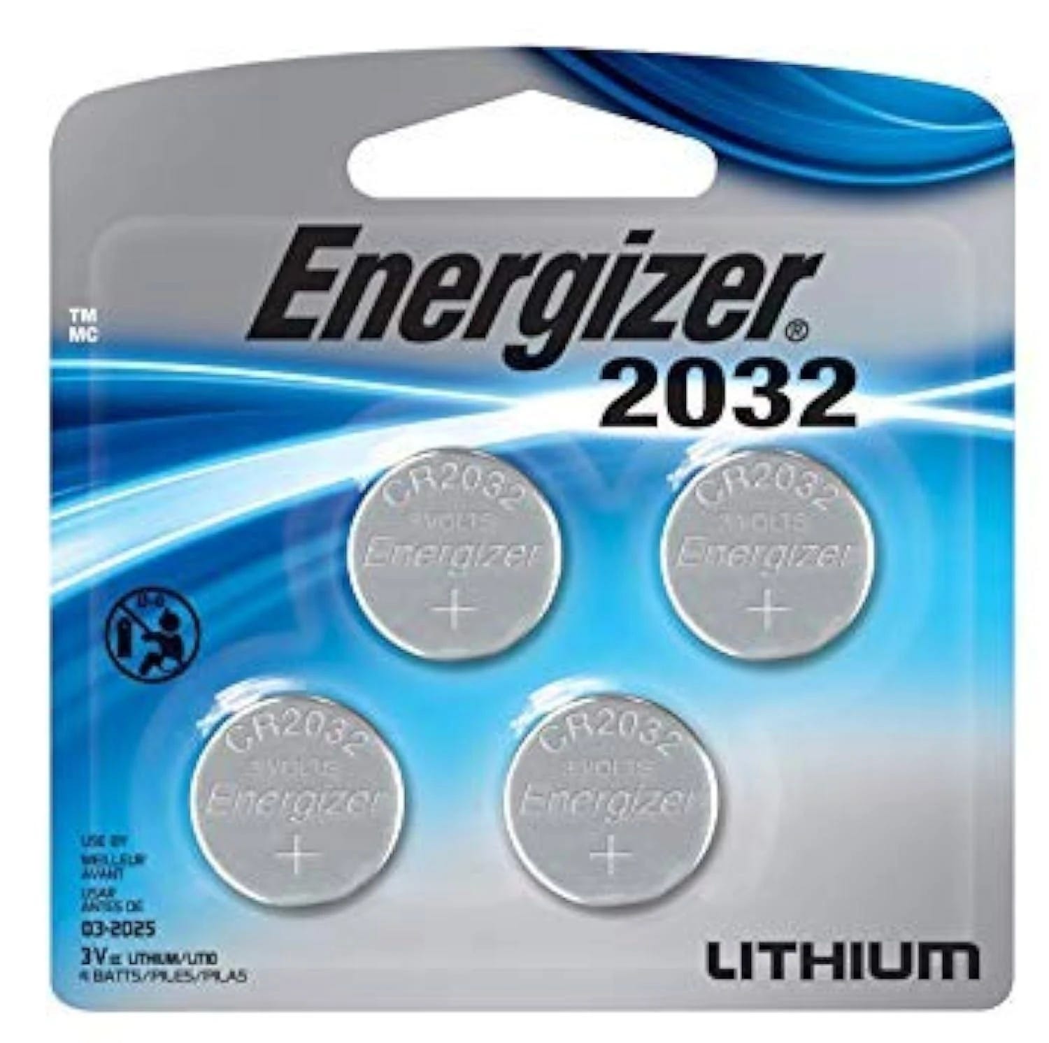 Energizer Lithium Button Cells (2032) - 2 Pack 2x2 | Image