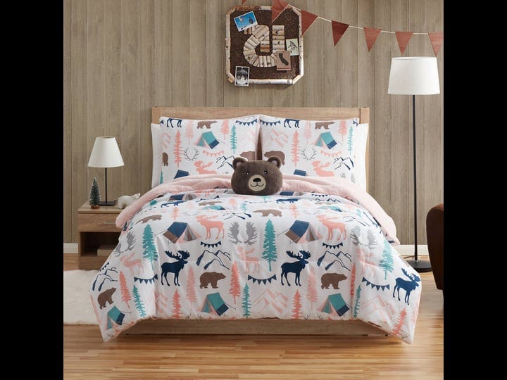 pawz-by-bearpaw-kids-huntington-3-piece-white-campground-comforter-set-twin-1