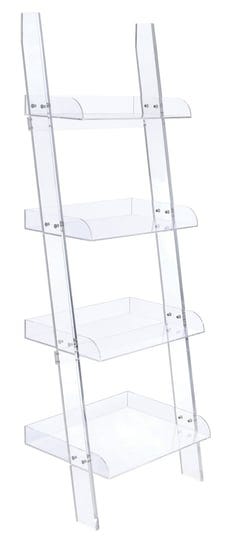 coaster-amaturo-clear-acrylic-ladder-bookcase-1