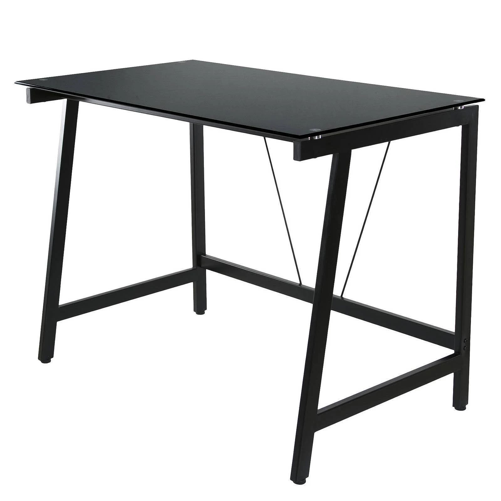 OneSpace Sleek Glass Writing Desk | Image