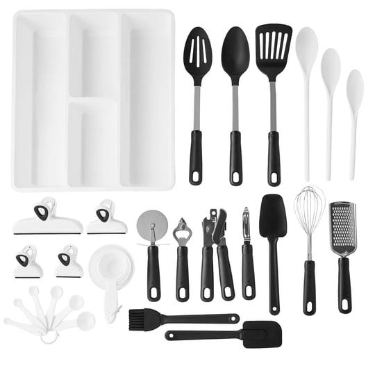 mainstays-30-piece-kitchen-gadget-set-with-cooking-utensils-measuring-cups-clips-and-drawer-organize-1