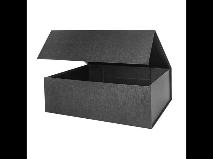 obmmirao-upgrade-1pcs-13x9x4-inch-black-hard-large-gift-box-with-lid-foldable-magnetic-gift-boxesgro-1