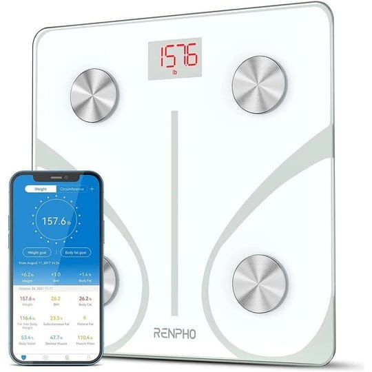 renpho-bluetooth-smart-body-scale-with-13-metrics-in-white-1