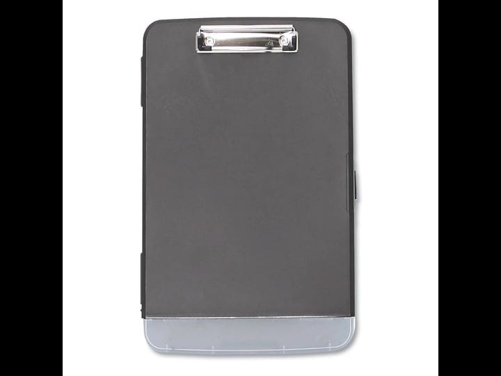 universal-1-2-in-capacity-8-1-2-in-x-11-in-storage-clipboard-with-pen-compartment-black-1