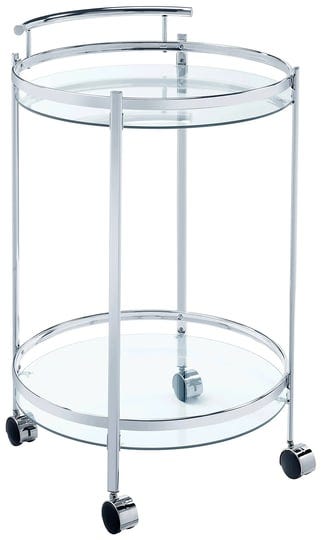 coaster-chrissy-round-glass-bar-cart-chrome-1