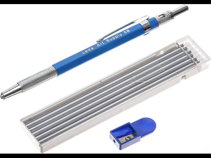 leda-art-supply-mechanical-pencil-set-with-12-piece-5b-lead-refill-and-sharpener-perfect-for-drawing-1