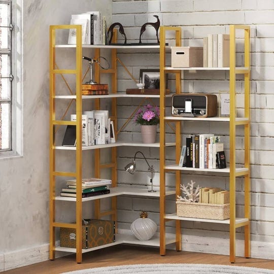 oneinmil-industrial-bookshelves-5-tiers-corner-bookcaseslarge-book-shelf-with-metal-frame-open-stora-1