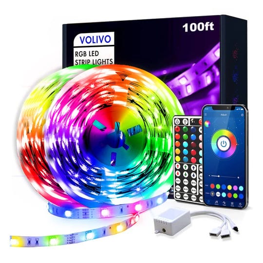 volivo-smart-led-strip-lights-100ft-rgb-app-controlled-multicolor-1