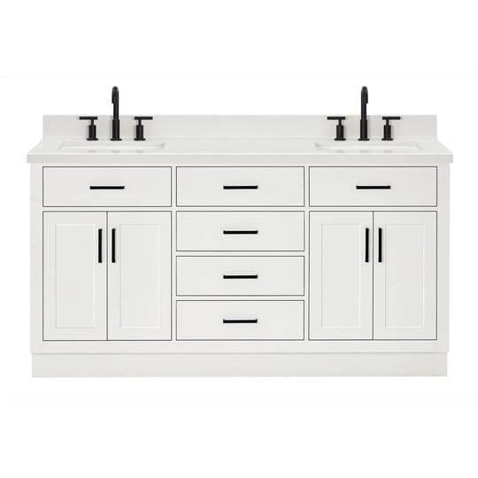 ariel-t067dwqrvo-hepburn-67-free-standing-double-rectangular-basin-white-1