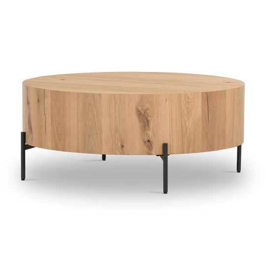 eaton-drum-coffee-table-amber-oak-resin-four-hands-1