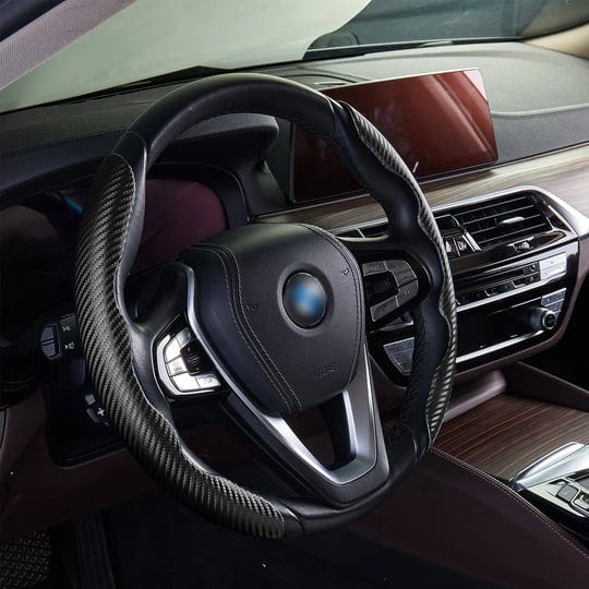 new-carbon-fiber-texture-steering-wheel-cover-for-womenmansafe-and-non-slip-car-accessoryuniversal-f-1
