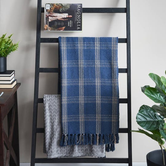 recycled-cotton-blend-throw-blanket-blue-plaid-1