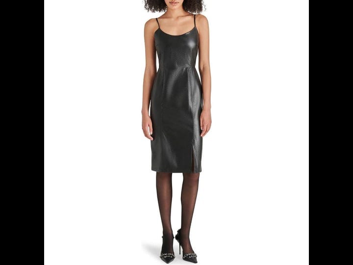 steve-madden-womens-giselle-faux-leather-dress-black-size-4-1