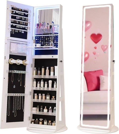 charmaid-led-mirror-jewelry-cabinet-armoire-360-swivel-63-h-3-color-lighted-full-length-mirror-with--1