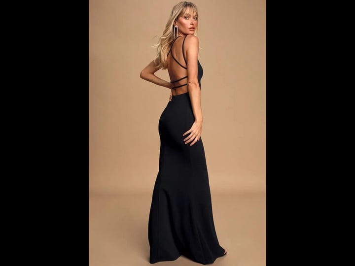lulus-all-this-allure-black-strappy-backless-mermaid-maxi-dress-size-medium-100-polyester-1