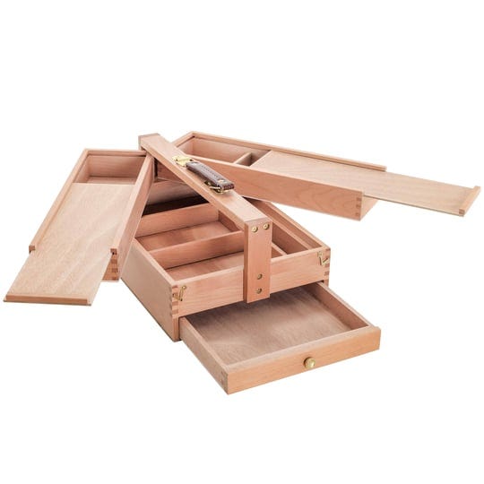 us-art-supply-large-multi-function-wooden-artist-tool-brush-storage-box-draw-1