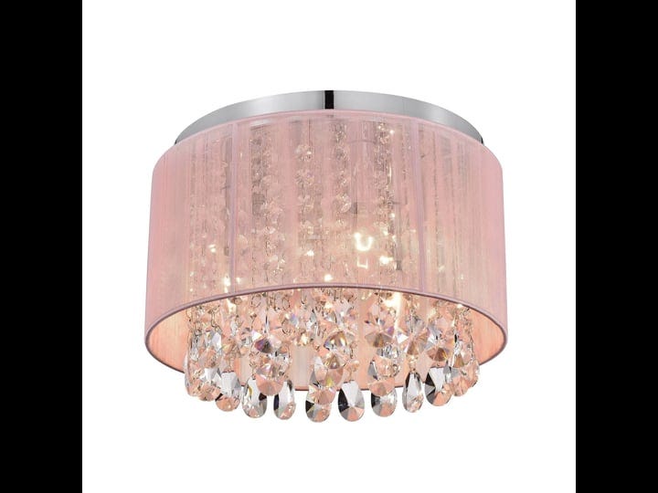 pink-chandelier-drum-flush-mount-chandelier-crystal-ceiling-light-fixture-4