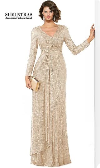sumintras-stunning-long-sleeves-ruched-floor-length-sequin-dress-champagne-1