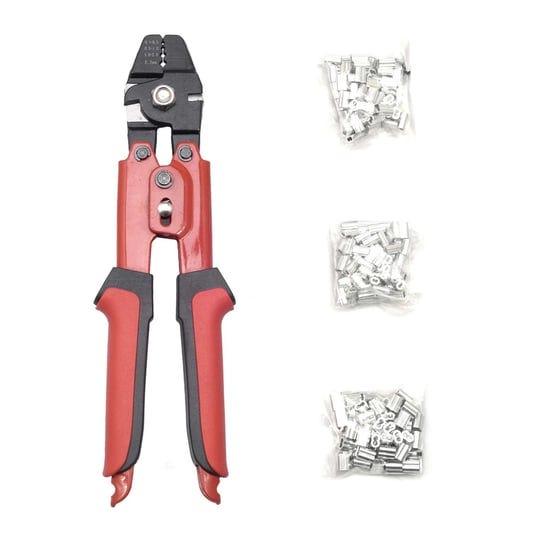 1-16-inch-wire-rope-crimping-tool-up-to-2-2mm-wire-rope-swager-crimpers-with-180pcs-3-size-aluminum--1