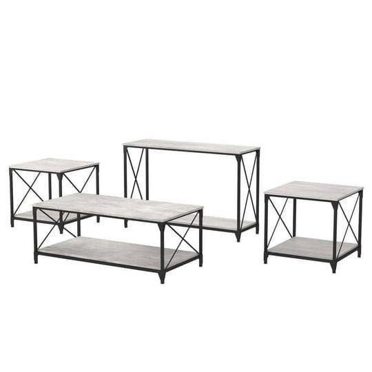 elven-4-piece-47-25-in-black-and-gray-rectangle-wood-coffee-table-set-1