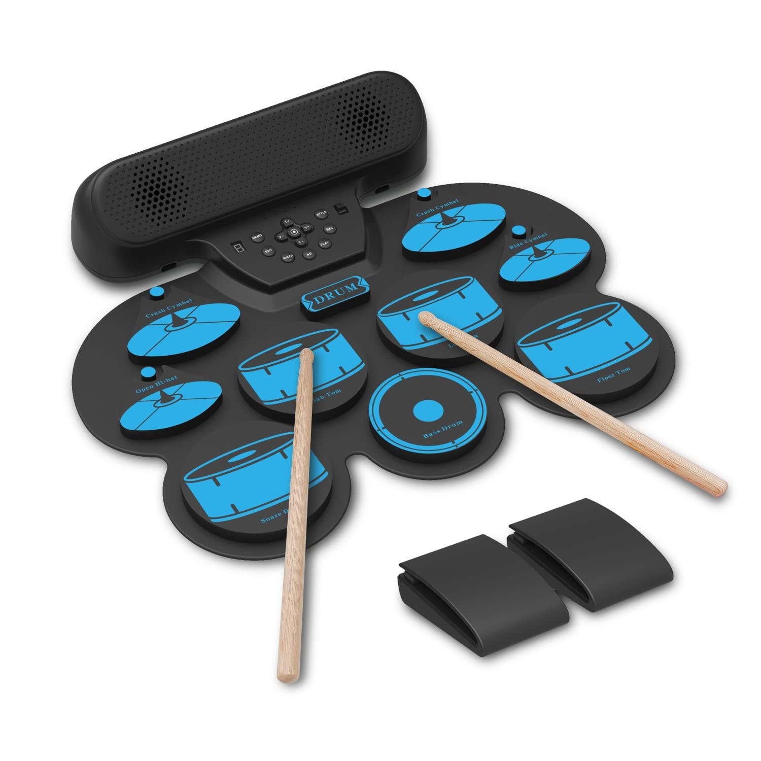 Stylish Kids Electric Drum Set with USB Connectivity | Image