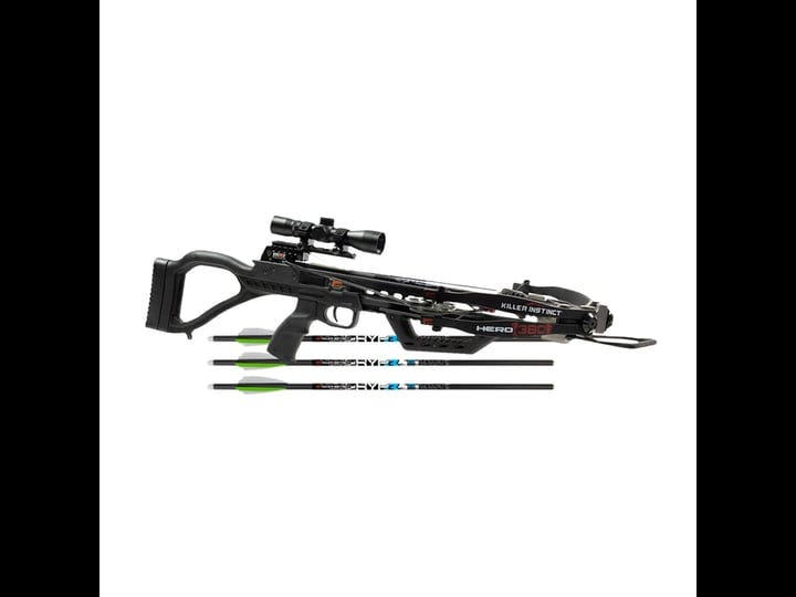 killer-instinct-hero-380-aluminum-comfortable-crossbow-package-black-1