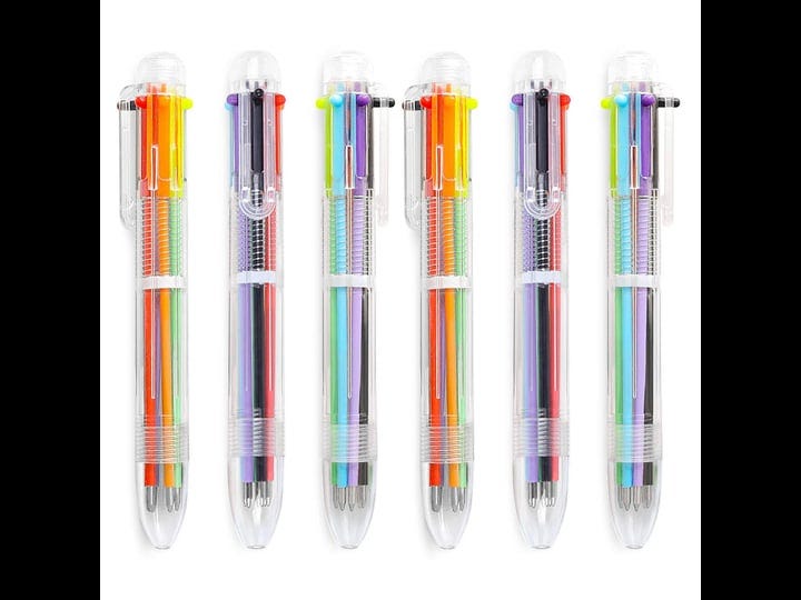 hutou-24-pack-0-5mm-6-in-1-multicolor-ballpoint-pen-6-colors-retractable-ballpoint-pens-kids-party-f-1
