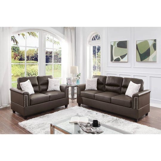 poundex-furniture-2-piece-faux-leather-sofa-and-loveseat-set-in-espresso-color-1