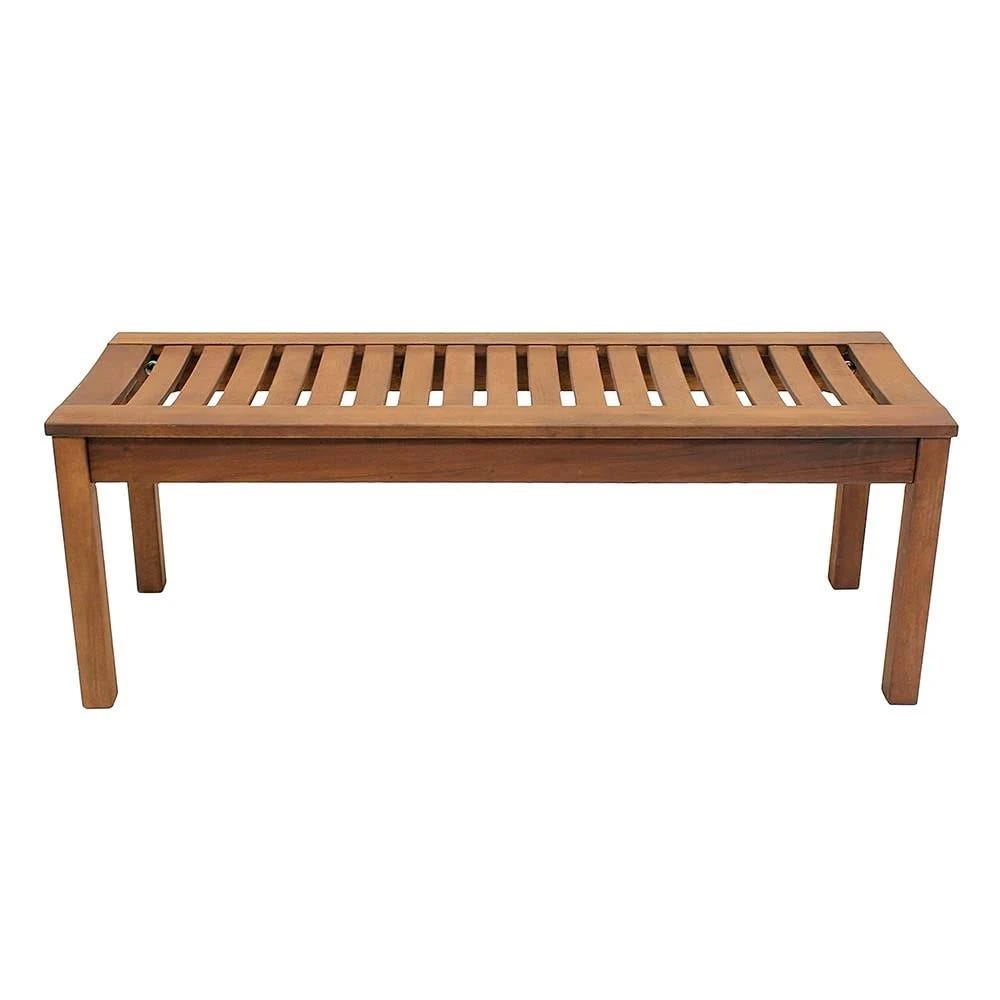 Achla Designs Natural Backless Porch Bench | Image