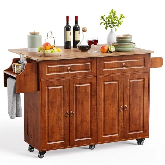 qsun-kitchen-island-with-drop-leaf-and-storage-on-wheels-two-drawers-large-storage-cabinet-towel-rac-1