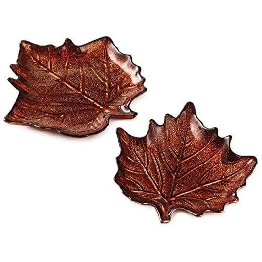 hallmark-autumn-leaf-glass-plates-set-of-3