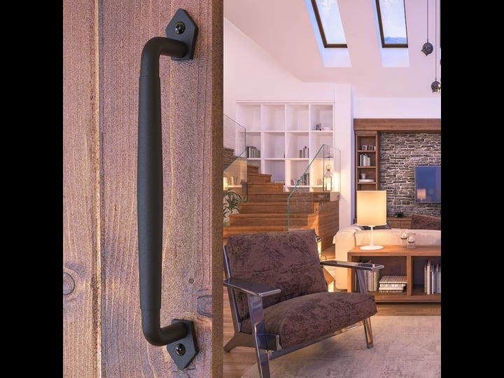 vivalight-12-inch-round-rustic-barn-door-handle-solid-steel-black-pull-for-sliding-doors-gates-garag-1