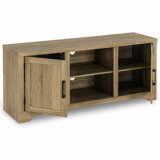 gymax-rustic-tv-stand-entertainment-center-farmhouse-console-storage-wood-cabinet-1