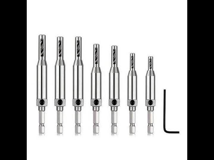 self-centering-drill-bit-with-hex-key-8-pack-hinge-set-tools-hole-alignment-bits-5-64-7-64-9-64-11-6-1