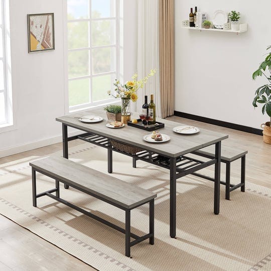 oversized-restaurant-dining-table-set-for-6-3-piece-kitchen-table-with-2-benches-dining-room-table-s-1