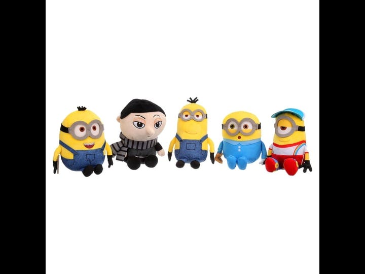 illuminations-minions-and-gru-small-plush-5-piece-collector-set-kids-toys-for-ages-3-up-gifts-and-pr-1