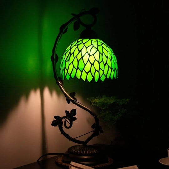 tiffany-style-lamp-green-wisteria-stained-glass-table-desk-reading-light-1