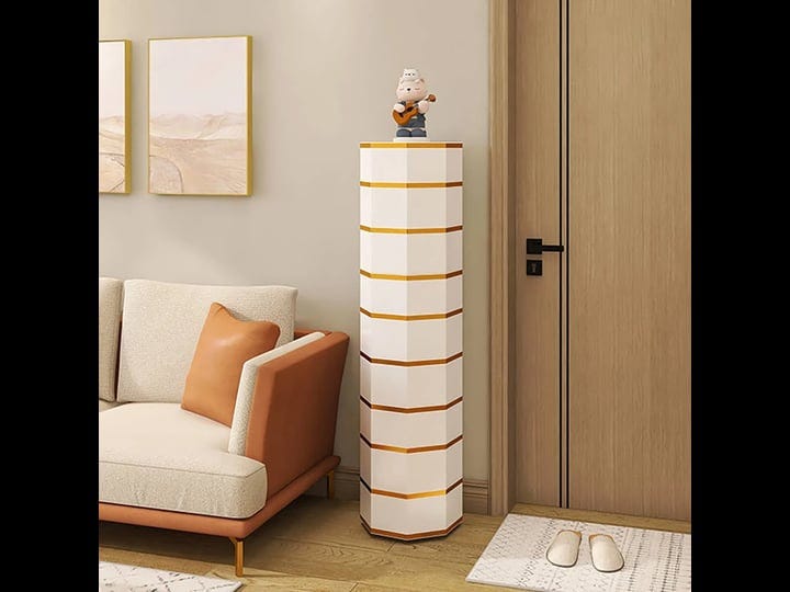 white-swivel-rotating-shoe-rack-with-3-doors-9-tier-modern-shoe-cabinet-with-rich-storage-1