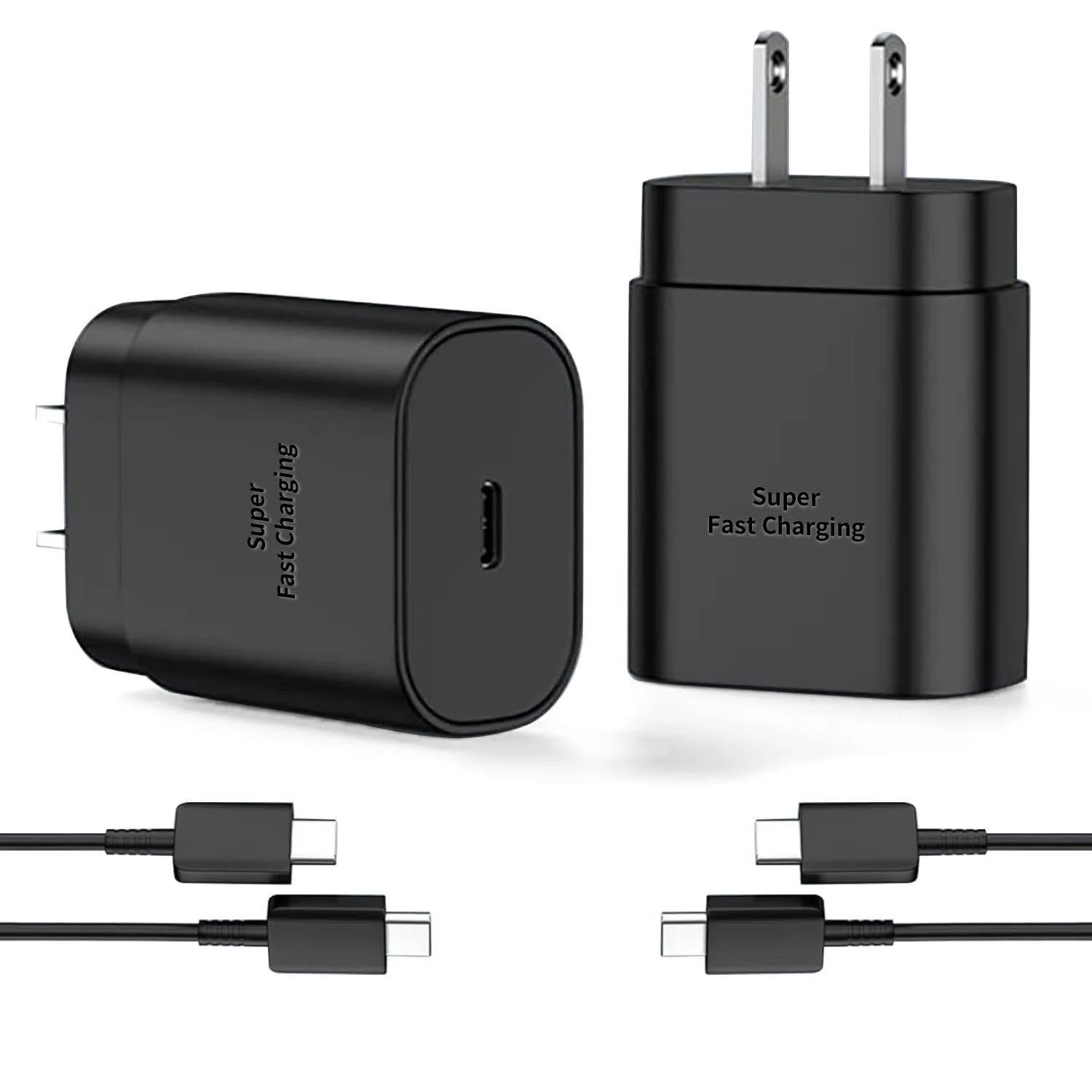Super Fast Type C Charger 2 Pack (Samsung Galaxy S22) for Improved Charging Speed | Image