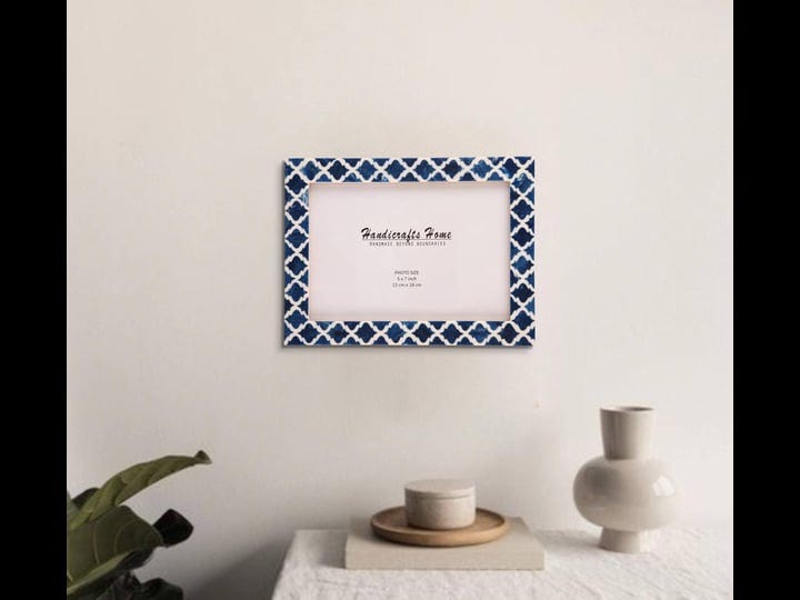 photo-frame-casablanca-medianoche-pack-of-2-blue-white-5x7-inch-1
