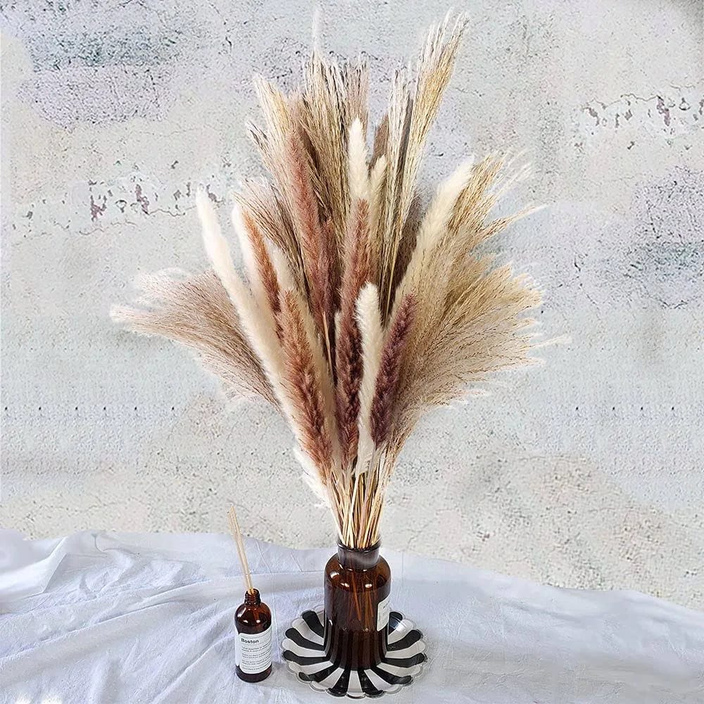 Natural Dried Pampas Grass Decor Bouquet for Home Use | Image