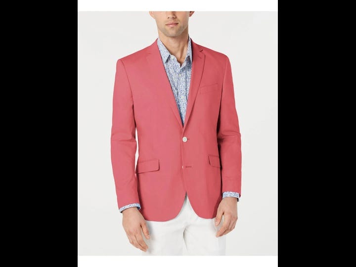 unlisted-mens-red-single-breasted-slim-fit-cotton-sport-coat-46l-1