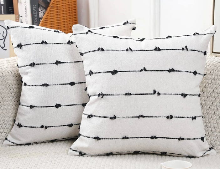 nuyecy-set-of-2-boho-throw-pillow-covers-16x16black-off-white-neutral-couch-pillow-case-with-tassel--1