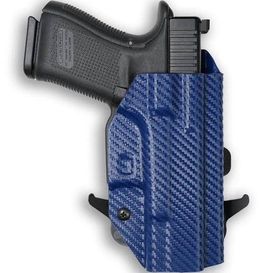 1911-3-25-defender-45acp-no-rail-only-owb-holster-blue-carbon-fiber-right-1