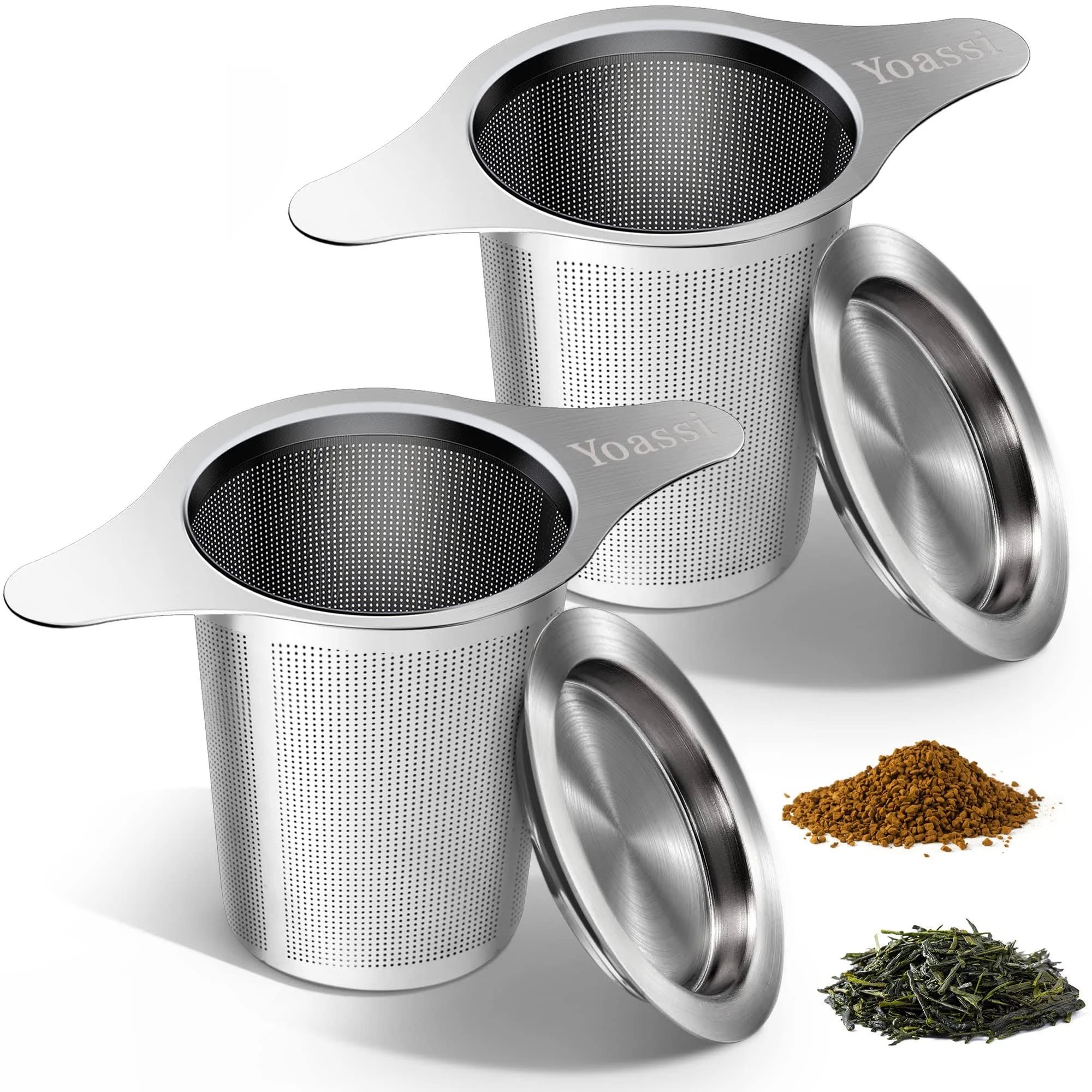 Premium Stainless Steel Tea Infuser Mesh Strainer with Large Capacity | Image