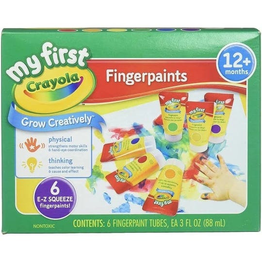 crayola-my-first-fingerpaint-kit-art-tools-6-different-colored-tubes-of-paint-washable-1